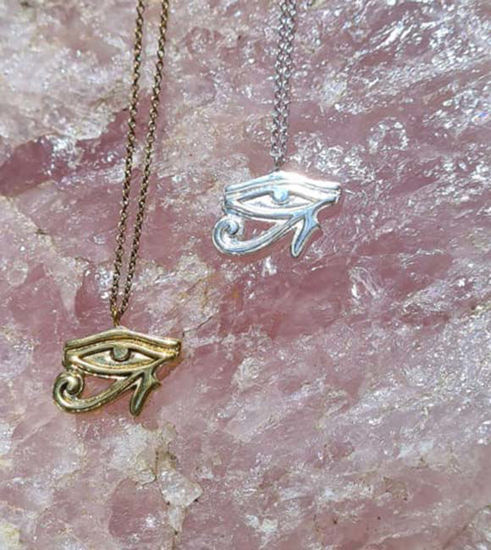 Picture of Eye of Horus Necklace – Egyptian Revival Jewelry for Protection & Spirituality