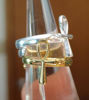 Picture of Adjustable Ankh Ring—Egyptian Key of Life Jewelry in Brass or Silver