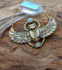Picture of Cleopatra Scarab Necklace – Egyptian Moonstone & Labradorite Statement Jewelry