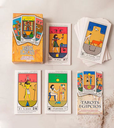 Picture of Spanish Edition Egyptian Tarot Deck – Esoteric Divination Cards Set