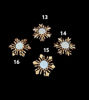 Picture of Peruvian Sunburst Mirror 5" Gold, Handmade Wall Art, Vintage Home Decor