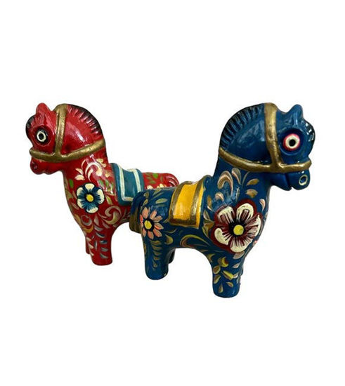 Picture of Colorful Peruvian Horse – Handmade Ceramic Ornament