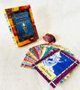 A collection of 44 beautifully illustrated oracle cards featuring various animals, designed for spiritual guidance in Spanish.