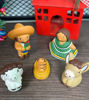 Picture of Mexican Nativity Scene Christmas Decor • 5-Piece Set • 2" Tall