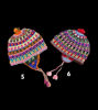 Picture of Alpaca Beanies • Chullo with Ear Flaps • 100% Handmade Peruvian Hat • Inca Design