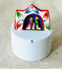 Picture of Nativity Scene Christmas Tree Ornaments • Handcrafted Peruvian Decor (1.5" Tall)