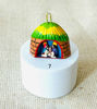 Picture of Nativity Scene Christmas Tree Ornaments • Handcrafted Peruvian Decor (1.5" Tall)