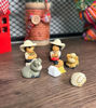 Picture of Mexican Nativity Scene Christmas Decor • 6-Piece Mini Clay Set • Hand-Painted Holiday Ornaments