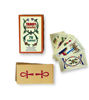 An image of a box of tarot cards, illustrating the practice of interpreting past and future insights.