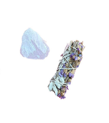 Picture of Alum Crystal Esoteric Set • Natural Deodorant Alternative • Feng Shui Energy • Attract Love, Money & Fortune