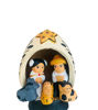 Picture of Gourd Nativity Scene Ornament • Christmas Decor • 1 Piece (Available in Multiple Colors)