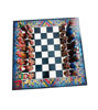 Picture of Peruvian Handmade Chess Board Game 40x40cm: Inca vs. Spanish Conquerors