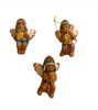 Picture of Christmas Tree Musician Angel Ornaments Set – Handmade Peruvian Decorations (Set of 3)