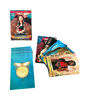 Oracle cards featuring the Tarot of the Zodiac, including 55 letters and a guide for accessing angelic and ancestral wisdom.