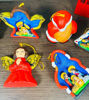 Picture of Nativity Scene Christmas Tree Ornaments • Handcrafted Peruvian Decor (3" Tall, Various Shapes)