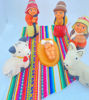 Picture of Holy Family Nativity Scene Ornament Set • Peruvian Christmas Decor