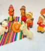 Picture of Holy Family Nativity Scene Ornament Set • Peruvian Christmas Decor