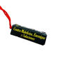 A red rope displays a small bag and bottle of Gallina Negra Spiritual Oil, used for spiritual cleansing and protection.
