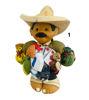 Handcrafted 5-inch Ekeko figurine of a Mexican man, symbolizing abundance and good fortune in Andean culture.