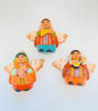 Picture of Musician Angels Christmas Tree Ornament Set • 3-Piece Handmade Clay Ornaments