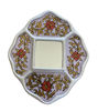 Picture of Handcrafted Cuzco-Style Peruvian Mirror | 6" Gold Leaf Vintage Decor