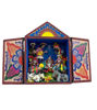 Picture of Retablo with Nativity Scene 8"tall, Holy family, Christmas Decor, made in Peru, folk art