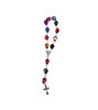 Picture of Holly small Rosary in peruvian manto fabric