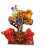 Picture of Pucara Bull & Ladder Set – Handmade Andean Clay Decor – Symbol of Protection, Prosperity & Cultural Heritage (Custom Colors Available)