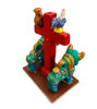 Picture of Pucara Bull & Ladder Set – Handmade Andean Clay Decor – Symbol of Protection, Prosperity & Cultural Heritage (Custom Colors Available)