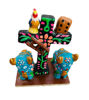 Picture of Pucara Bull & Ladder Set – Handmade Andean Clay Decor – Symbol of Protection, Prosperity & Cultural Heritage (Custom Colors Available)