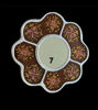 Picture of Peruvian Vintage Flower-Shaped Mirror – 8” Handmade Cuzco-Style Wall Art