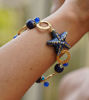 Picture of Bracelet with Circles, Starfish and Lapis Lazuli