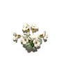 Picture of Flower brooch with stem and pearls