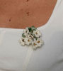 Picture of Flower brooch with stem and pearls