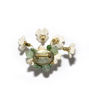 Picture of Flower brooch with stem and pearls