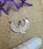 Picture of Small Silver Amethyst Isis Goddess Necklace or Headpiece