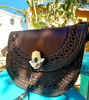 Picture of Handmade Natural Organic Leather Handbad Handcrafted in Marroquí style