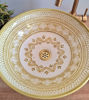 Picture of Beige Moroccan Bathroom Vessel Sink – Handmade Ceramic Countertop Basin, Mid-Century Modern MEKHFI Design