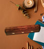 Picture of Handcrafted Wooden Incense Burner – Essence of Spirit Box with Elephant Inlay