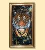 Picture of Beautiful Extinction: Striking Tiger-Inspired Acrylic Painting by Durrell Hunter | 24x36 in