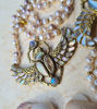 Picture of Cleopatra Scarab Pearl Necklace—Moonstone & Labradorite Statement Jewelry