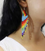 Picture of Rainbow Wings Maasai Beaded Earrings - Handmade Gifts for Her