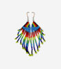 Picture of Rainbow Wings Maasai Beaded Earrings - Handmade Gifts for Her