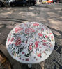 Picture of Mosaic Rose patio table; Garden tabletop; Round coffee tabletop; Mosaic floral bistro table; kitchen table; Round mosaic table