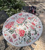 Picture of Mosaic Rose patio table; Garden tabletop; Round coffee tabletop; Mosaic floral bistro table; kitchen table; Round mosaic table