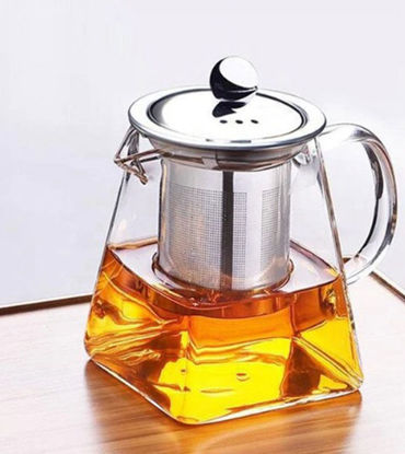 Picture of Glass Teapot with Stainless Steel Infuser and Lid 32oz