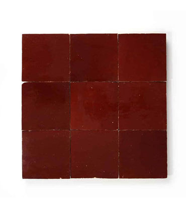 Picture of Custom Made Red Zellige Backsplash 2" x 2" (Per Sqft)