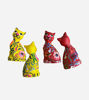 Picture of Handcrafted Peruvian Ceramic Cat Figurines – Set of 2 | Colorful Folk Art Decor