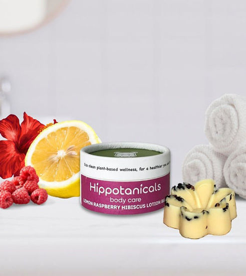 Picture of Natural Flower-Shaped Lotion Bar | Handmade Skincare Essentials