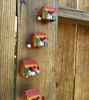 Picture of Cholita’s House Wind Chime - Handmade Terracotta Ornament - Peruvian Folk Art Home Decor